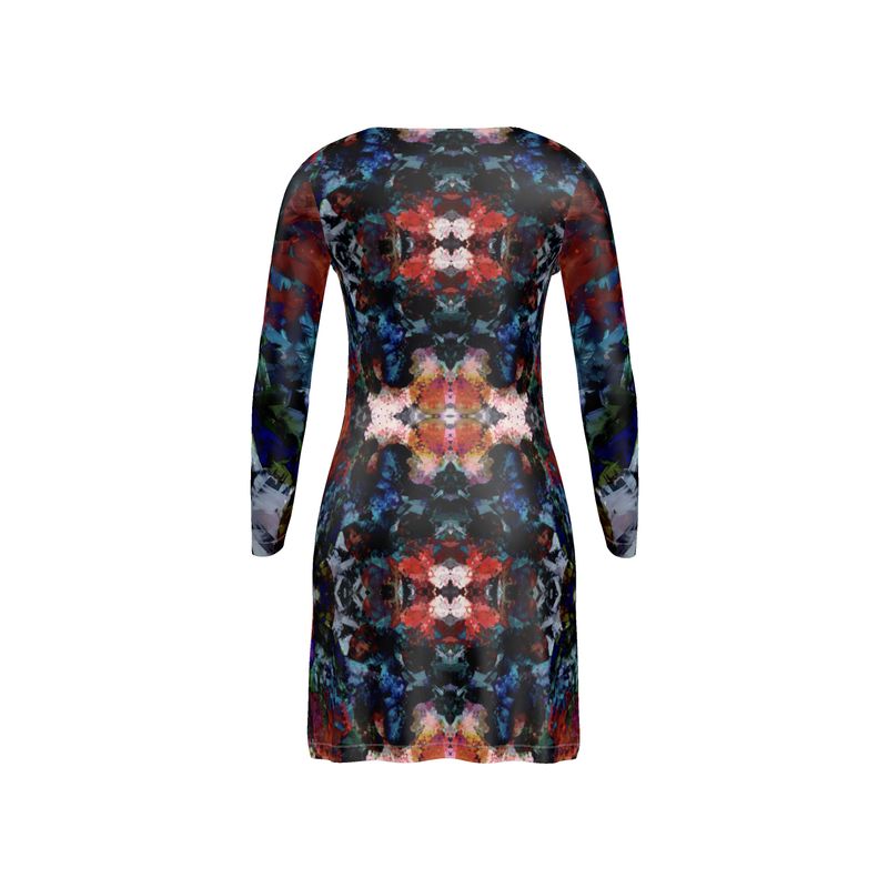 Too Many Flowers 2 Ladies Cardigan mini dress