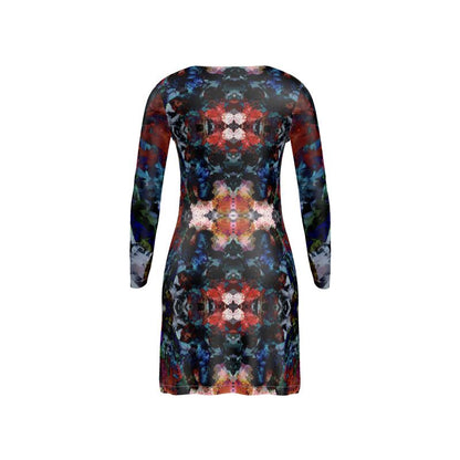 Too Many Flowers 2 Ladies Cardigan mini dress