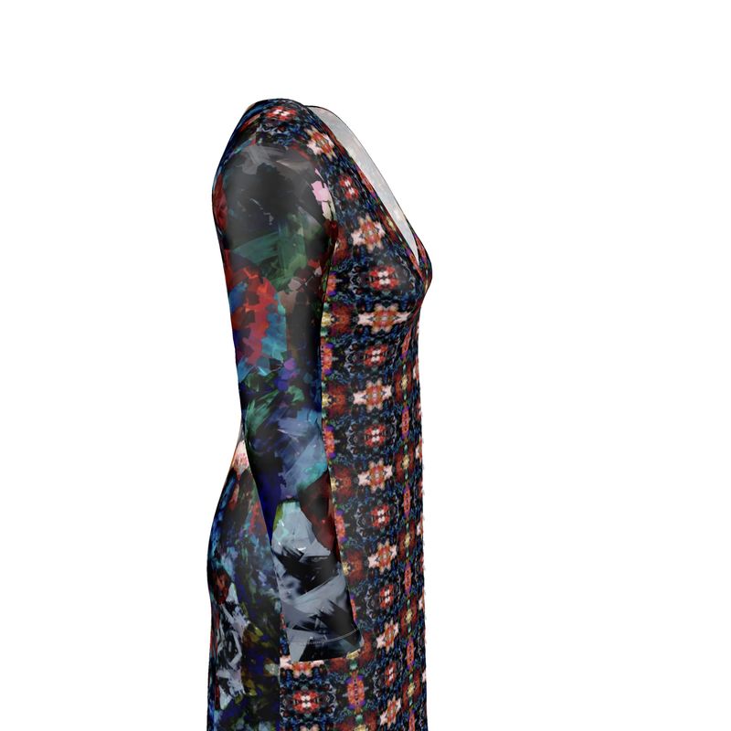 Too Many Flowers 2 Ladies Cardigan mini dress