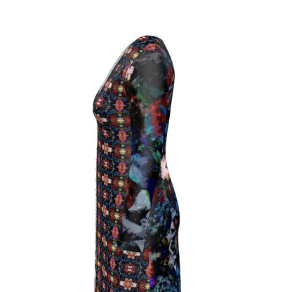 Too Many Flowers 2 Ladies Cardigan mini dress