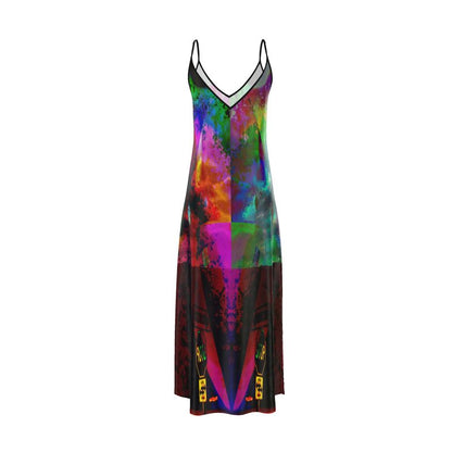 Heaven and Hell/Yin and Yang Slip Dress Maxi