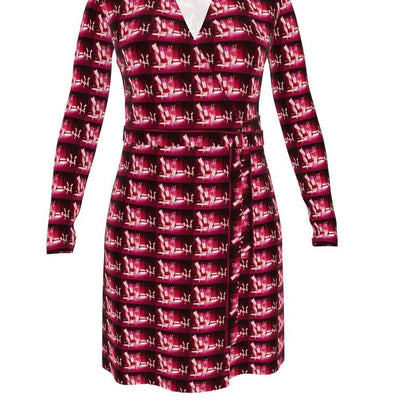 Venery 3 Calf or Below Long Wrap Dress