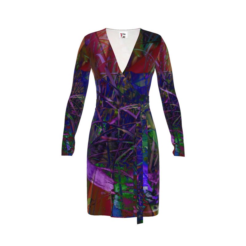 Metroid Prime Above-The-Knee Wrap Dress