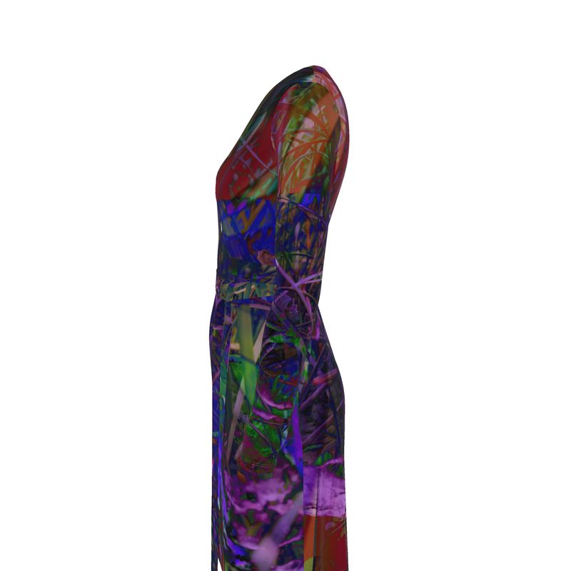 Metroid Prime Above-The-Knee Wrap Dress