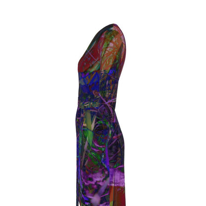 Metroid Prime Above-The-Knee Wrap Dress