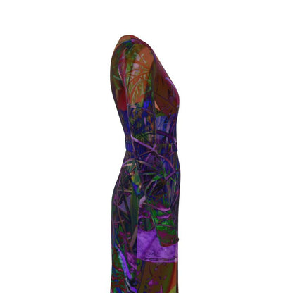 Metroid Prime Above-The-Knee Wrap Dress