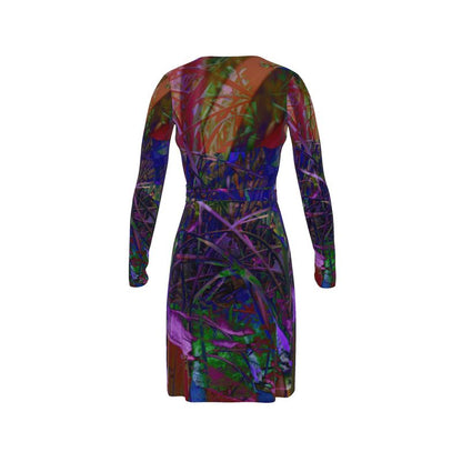 Metroid Prime Above-The-Knee Wrap Dress