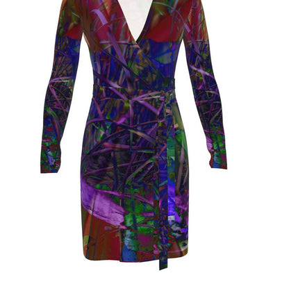 Metroid Prime Above-The-Knee Wrap Dress