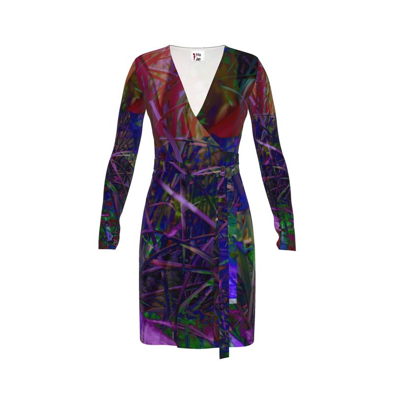 Metroid Prime Calf or Below length Long Wrap Dress