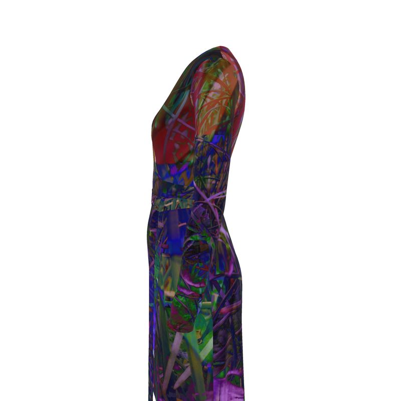 Metroid Prime Calf or Below length Long Wrap Dress