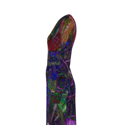 Metroid Prime Calf or Below length Long Wrap Dress