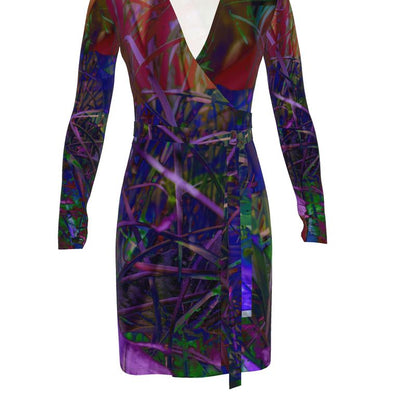 Metroid Prime Calf or Below length Long Wrap Dress
