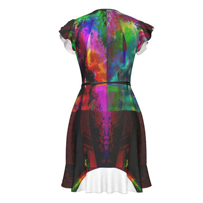 Heaven and Hell/ Yin and Yang Tea Dress