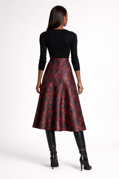 Love's Passion Calf-length Midi Skirt