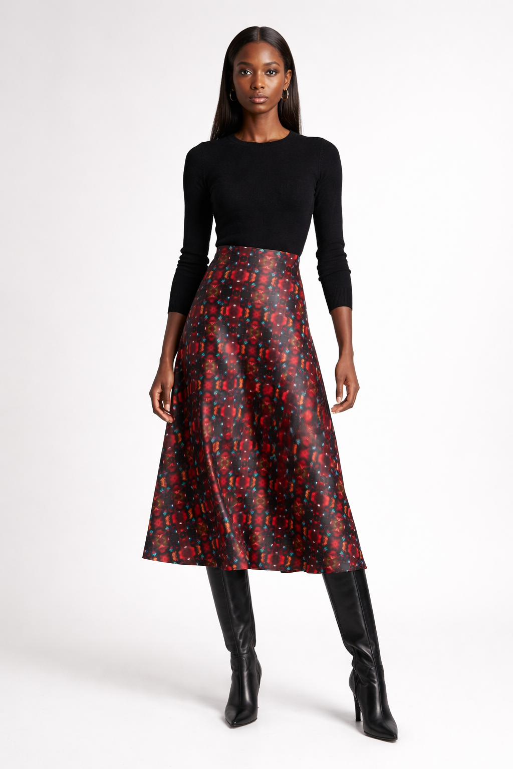 Love's Passion Calf-length Midi Skirt