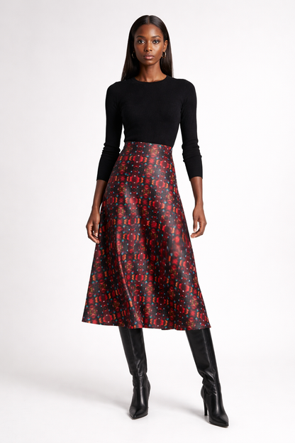 Love's Passion Calf-length Midi Skirt