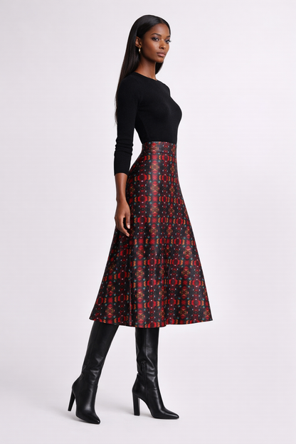 Love's Passion Calf-length Midi Skirt