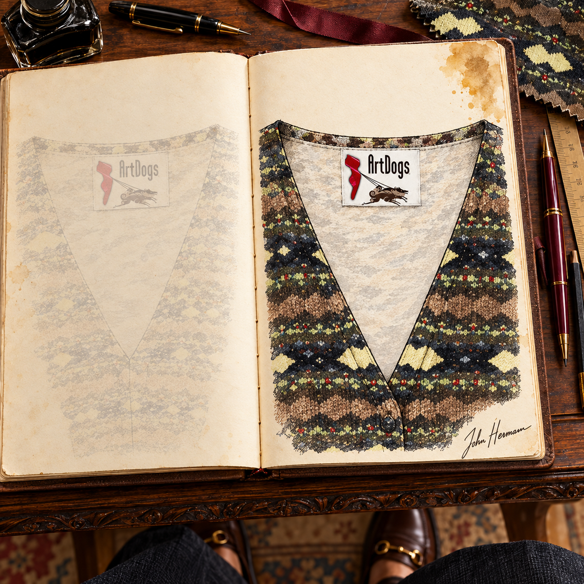 Gerudo Calf — Handbook — inside neckline label