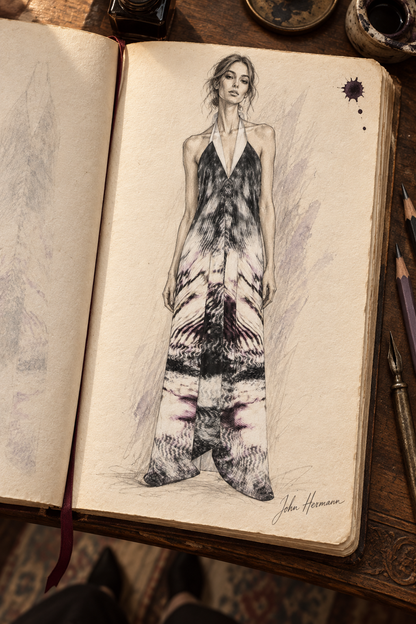 After Life halterneck backless dress Handbook — product front