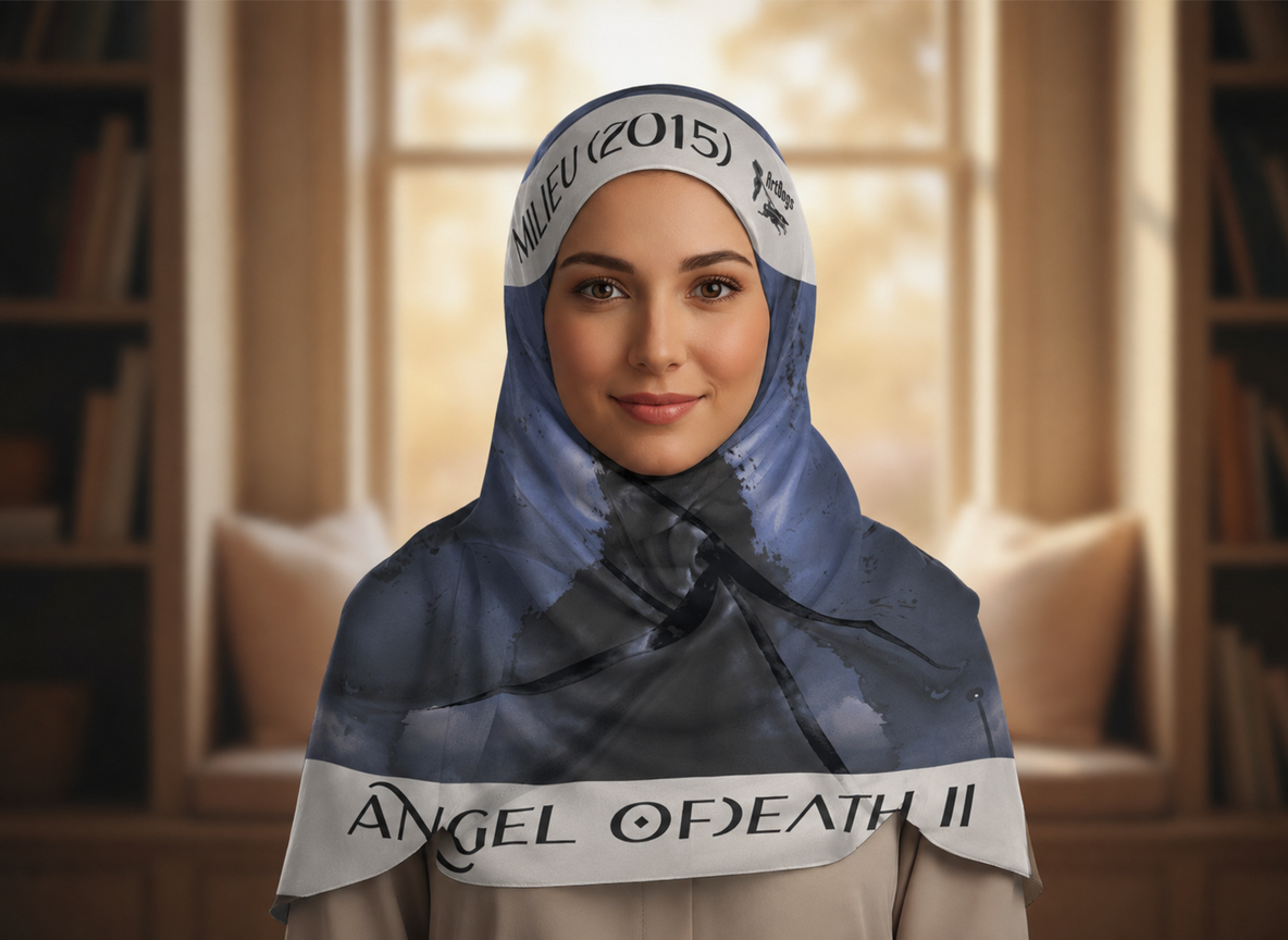 Angel of Death 2 square scarf — corrected model image 12