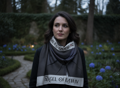 Angel of Death 4 square scarf — corrected model image 04