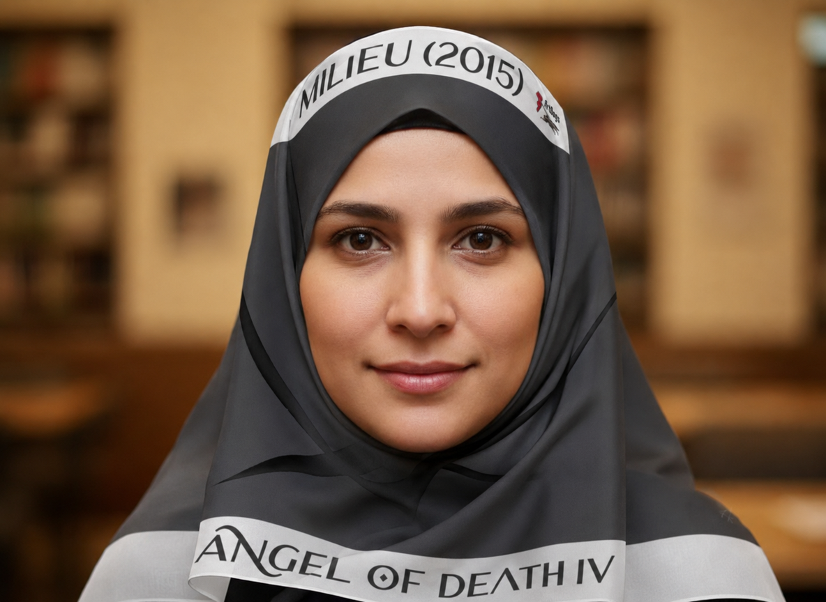 Angel of Death 4 square scarf — corrected model image 12