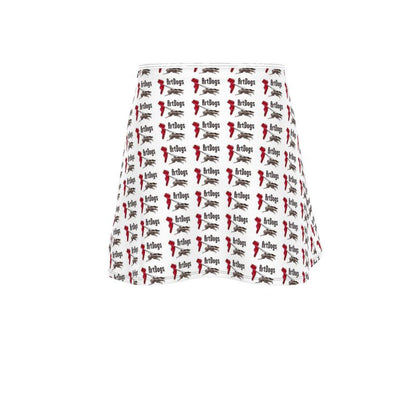 ArtDogs ArtDogs 1 Above-the-Knee Short Flared Skirt — product gallery image 3, featuring original ArtDogs artwork.