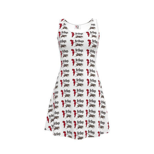 ArtDogs 1 Above-the-Knee Short Skater Dress