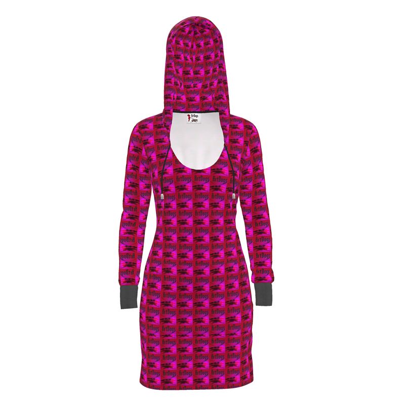 ArtDogs 2 Above-the-Knee Hoodie Dress