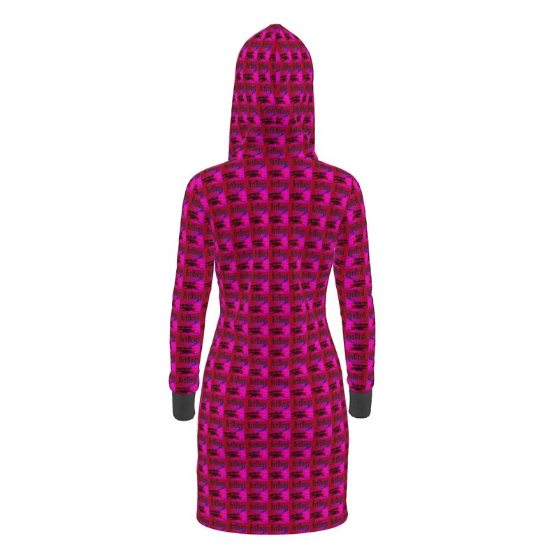 ArtDogs 2 Above-the-Knee Hoodie Dress