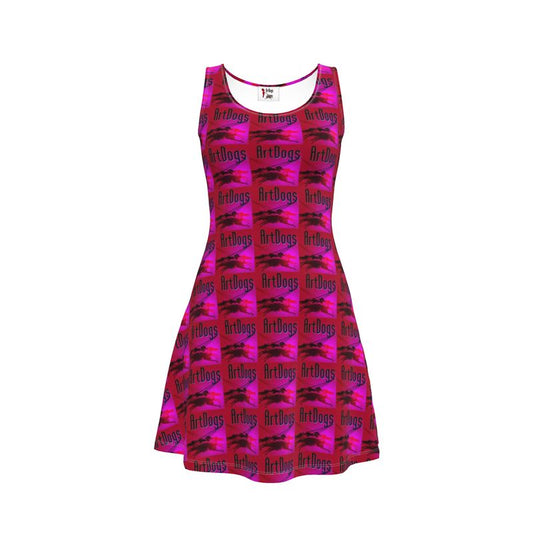 ArtDogs 2 Above-the-knee Skater Dress