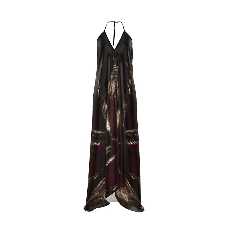 Beauty Behind The Veil Halterneck backless dress
