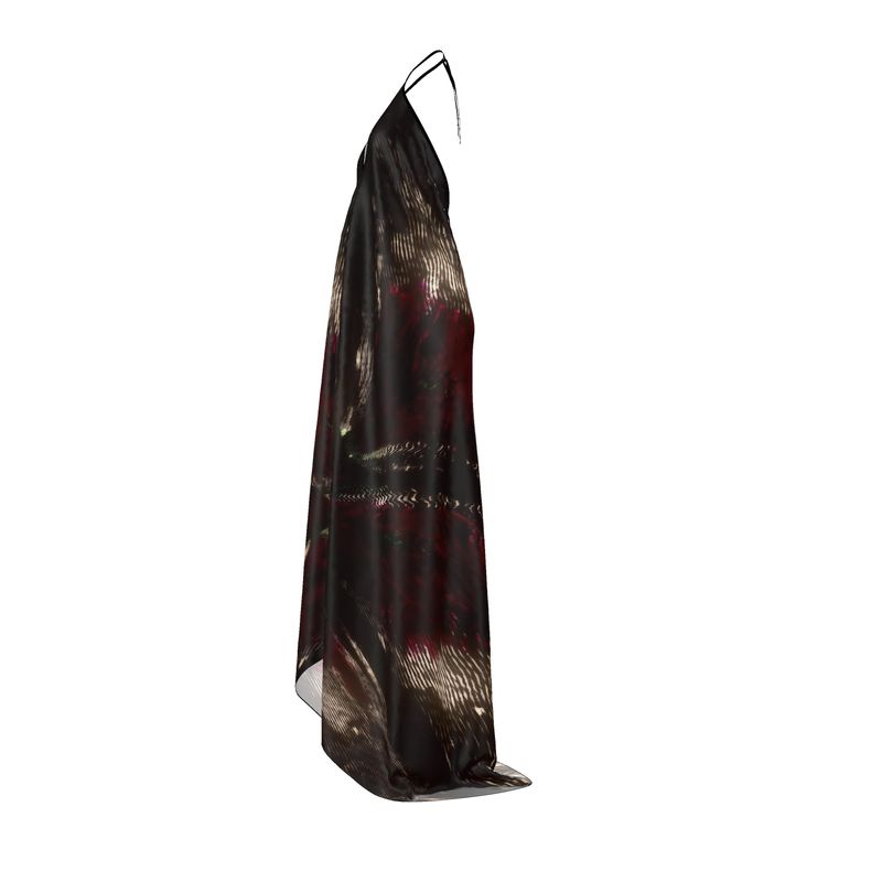 Beauty Behind The Veil Halterneck backless dress