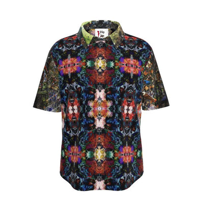 Desert Flowers Oasis Mens Short Sleeve Shirt