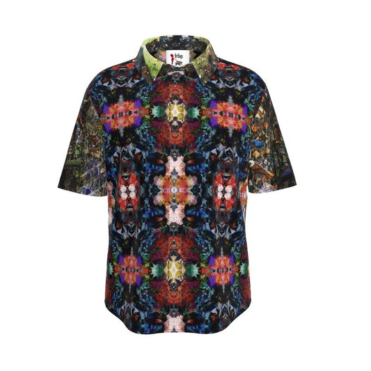 Desert Flowers Oasis Mens Short Sleeve Shirt
