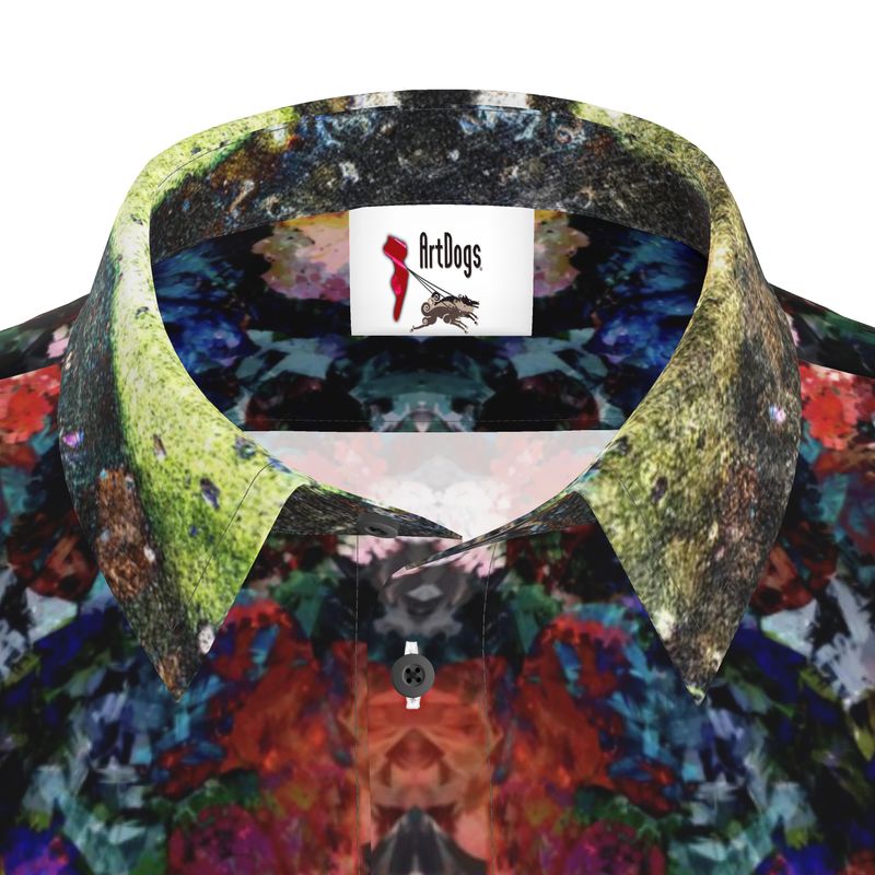 Desert Flowers Oasis Mens Short Sleeve Shirt