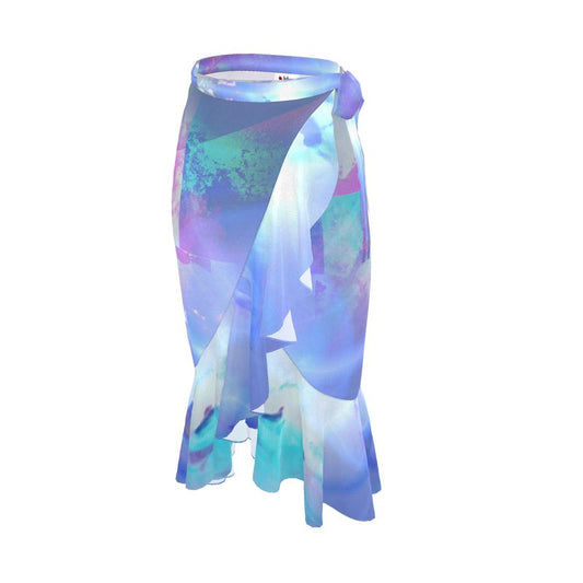Ethereal long Flounce Skirt