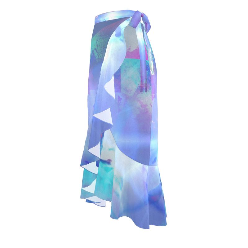 Ethereal long Flounce Skirt