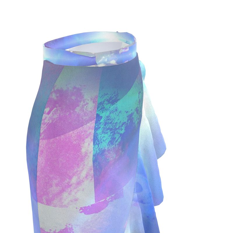 Ethereal long Flounce Skirt