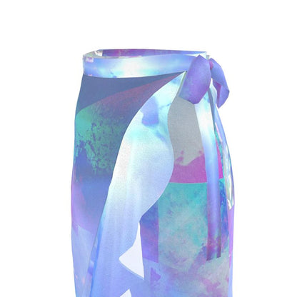 Ethereal long Flounce Skirt
