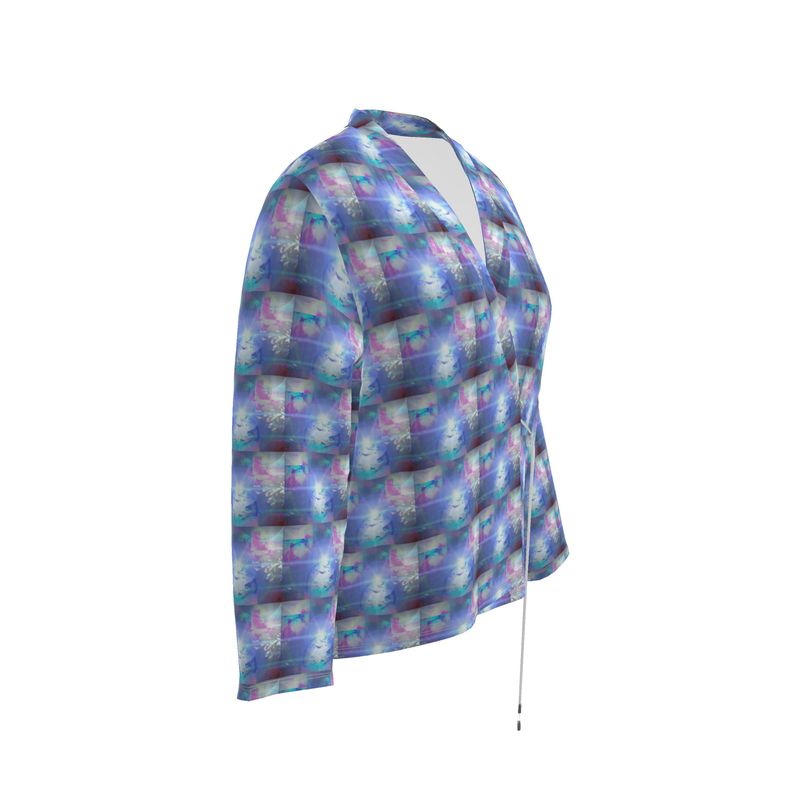 Ethereal Wrap Blazer