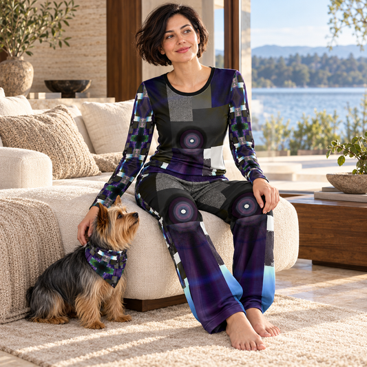 From the Void to Grace 4 Ladies Night Set — Fashion photograph — owner and dog