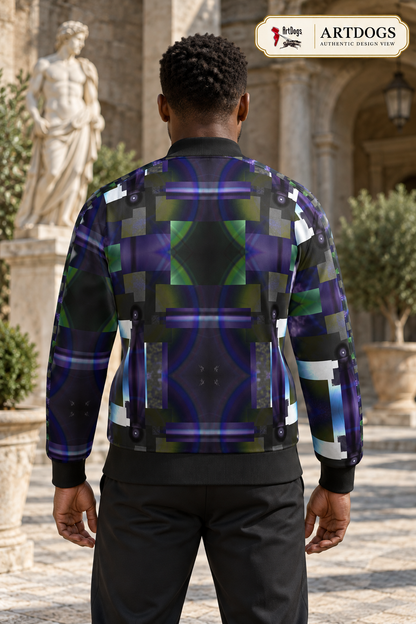 From Void to Grace Men's Tracksuit Jacket — Authentic Design View, Rox Sports Jersey — back