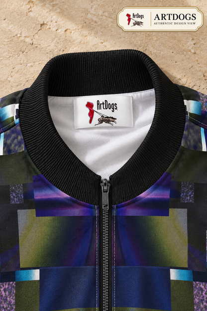 From Void to Grace Men's Tracksuit Jacket — Authentic Design View, Rox Sports Jersey — collar zipper label detail