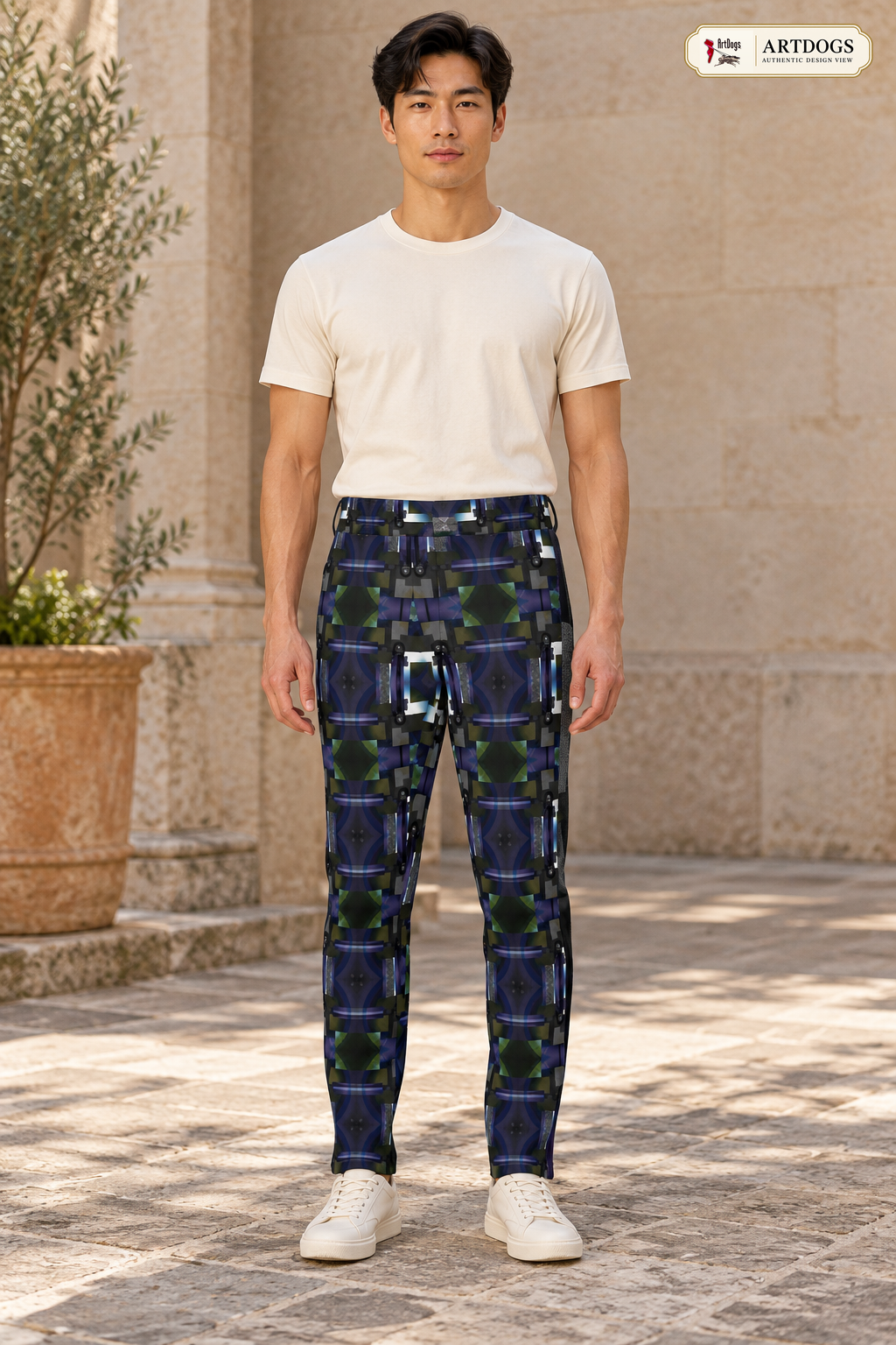 From Void to Grace Men's Tracksuit Trousers — Authentic Design View, Rox Sports Jersey — front