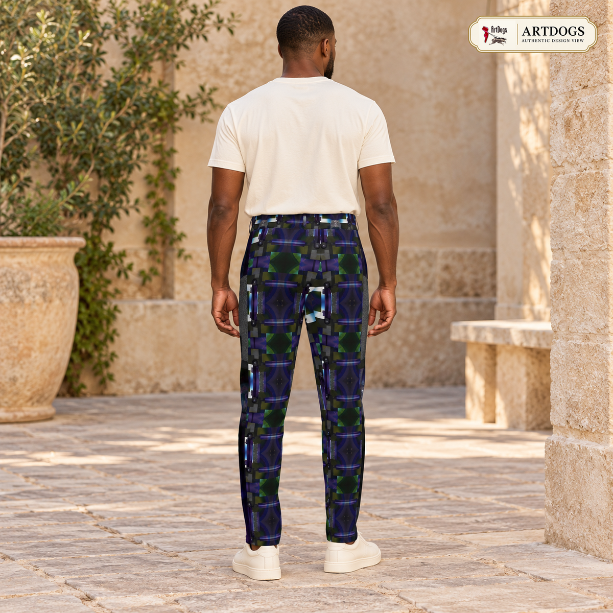 From Void to Grace Men's Tracksuit Trousers — Authentic Design View, Rox Sports Jersey — back