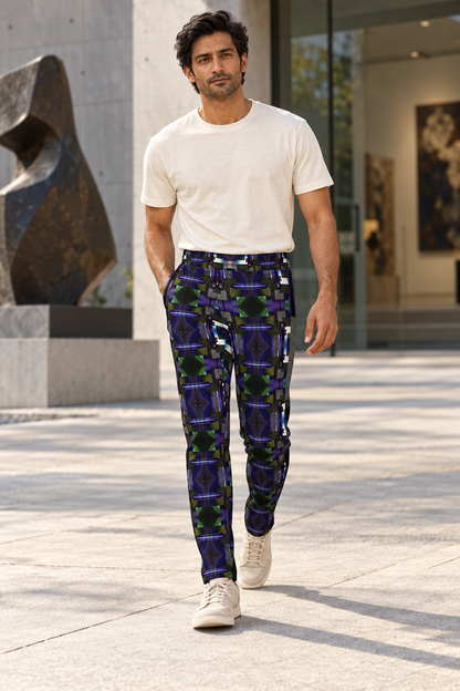 From Void to Grace Men's Tracksuit Trousers — fashion photography — front editorial
