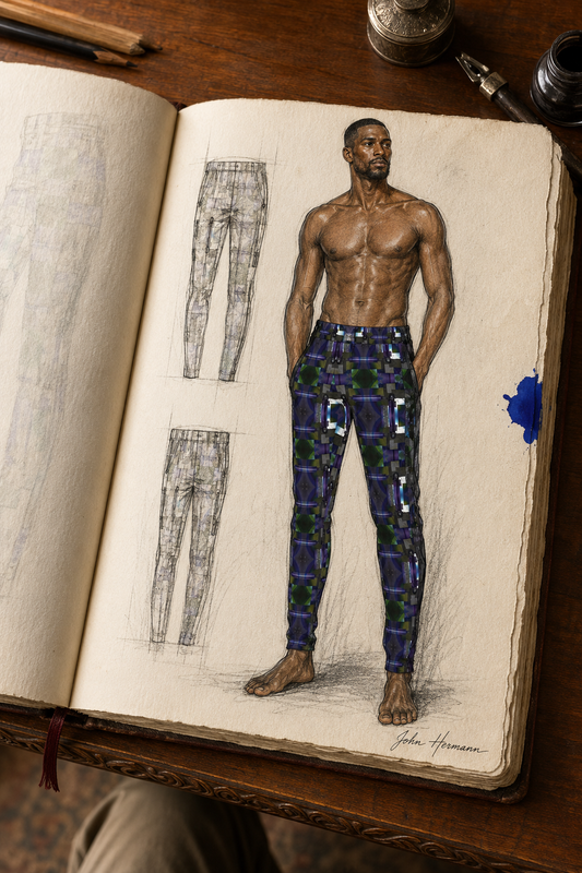 From Void to Grace Men's Tracksuit Trousers Handbook front design story