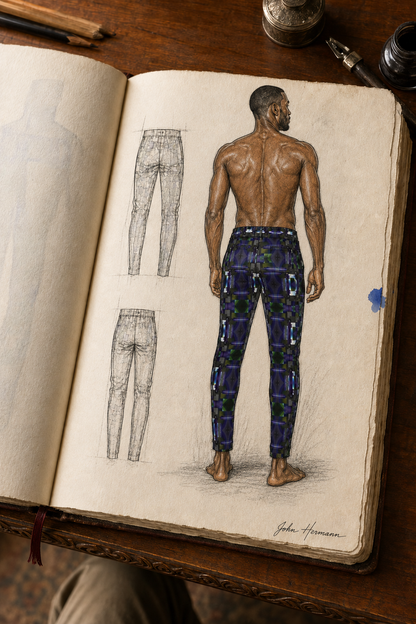 From Void to Grace Men's Tracksuit Trousers Handbook back design story