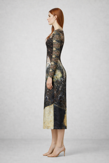 Gerudo Desert Calf-Length or longer Ladies Cardigan Dress